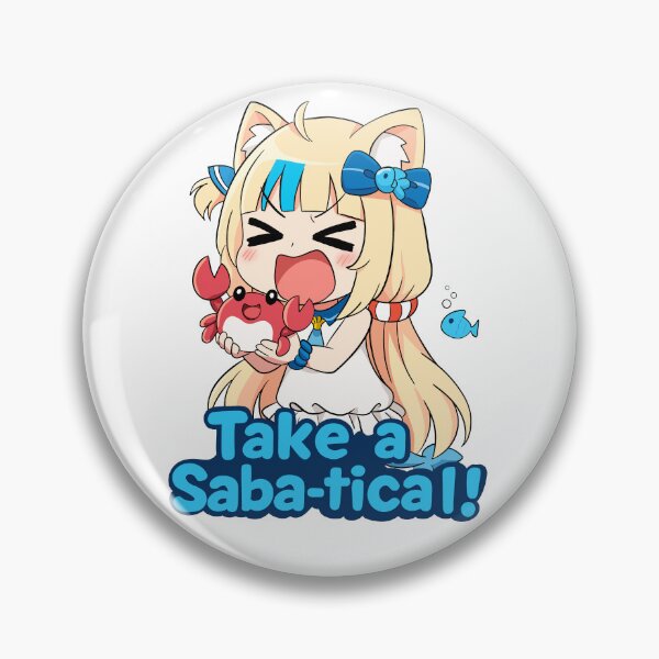 Item preview, Sameko Saba Vtuber "Take a Saba-tical!" Mario Party Sticker designed and sold by Fresh Oshi Pressed.