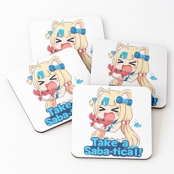 Item preview, Sameko Saba Vtuber "Take a Saba-tical!" Mario Party Sticker designed and sold by Fresh Oshi Pressed.