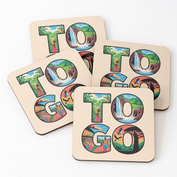 Item preview, Togo Illustrated Text – African Culture and Landscape designed and sold by Myra365Art.