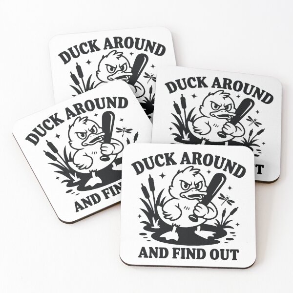 Item preview, Duck Around And Find Out Funny FAFO Cartoon designed and sold by Parkerzz.