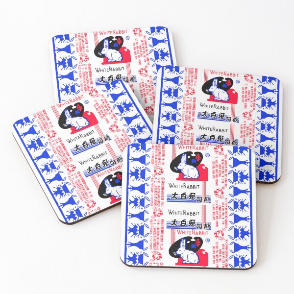 Item preview, TRU2Design White Rabbit Candy Wrap Art designed and sold by ghostCAPSULE.