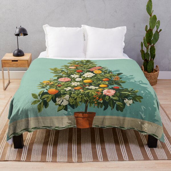 Item preview, Botanical Citrus Holiday Tree designed and sold by junkydotcom.