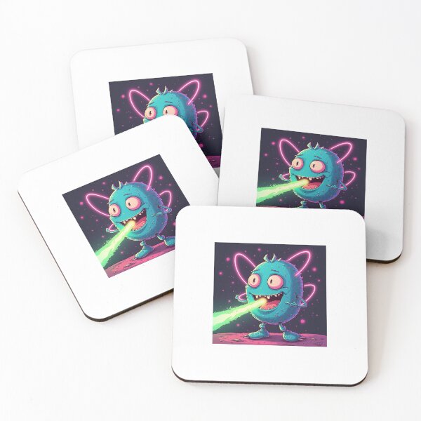 Item preview, When Electron and Laser Light Meet – Cosmic Science Fun designed and sold by RaraArtHaus.