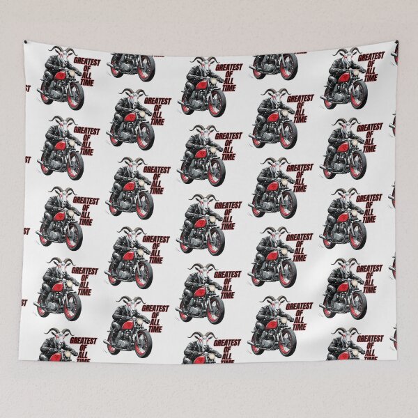 Item preview,  Goat on Vintage Bike – “GOAT Greatest Of All Time” designed and sold by PING 999 STUDIO.