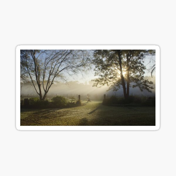 Item preview, Winter Sunrise at Magpie Springs by Avril Thomas designed and sold by MagpieSprings.