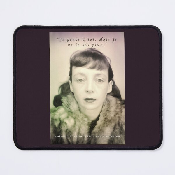Item preview, Marguerite Duras quote: Je pense à toi. Mais je ne le dis plus. designed and sold by artbleed.