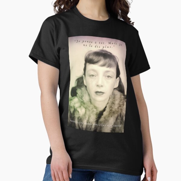 Item preview, Marguerite Duras quote: Je pense à toi. Mais je ne le dis plus. designed and sold by artbleed.