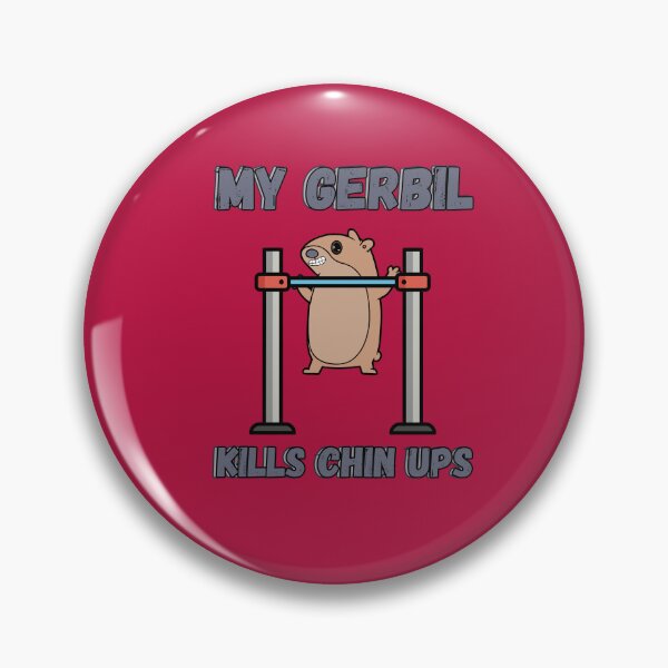 Item preview, My gerbil kills chin ups designed and sold by BritishDelights.