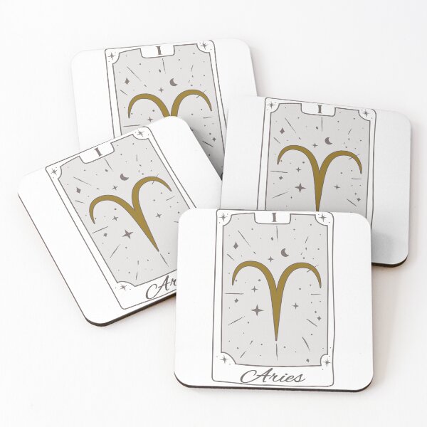Item preview, Aries Tarot Card – Minimalist Zodiac Symbol Art designed and sold by Goopis.