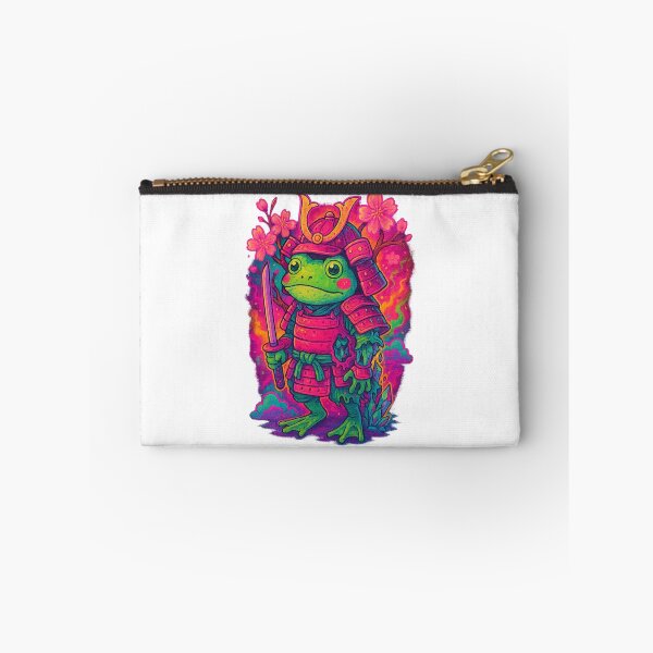 Item preview, Frog Samurai Blossom – Cute Warrior Spirit designed and sold by BeetleDots.