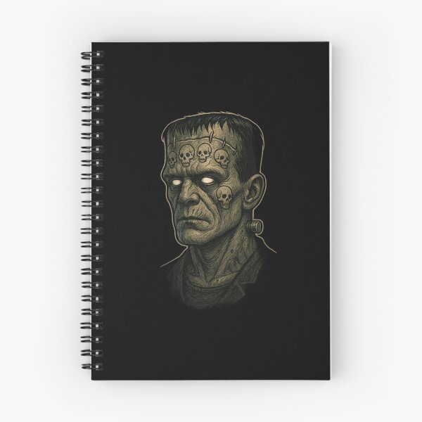 Item preview, Frankenstein's Curse – Skull Stitched Monster Portrait designed and sold by PaganPrinting.