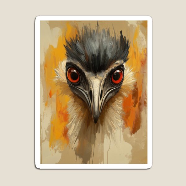 Item preview, Stunning Cassowary Painting for Home & Office designed and sold by LazyOwlStore.
