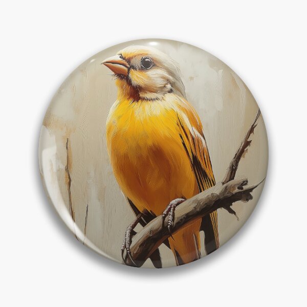 Item preview, Stunning Canary Painting for Home & Office designed and sold by LazyOwlStore.