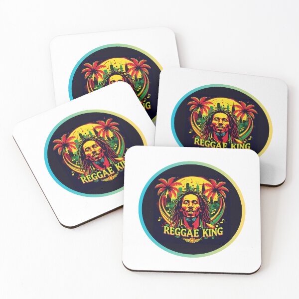 Item preview, Bob Marley – The King of Reggae Music – Iconic Jamaican Legend Art designed and sold by RvinJo8.