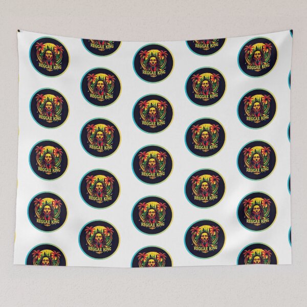 Item preview, Bob Marley – The King of Reggae Music – Iconic Jamaican Legend Art designed and sold by PING 999 STUDIO.
