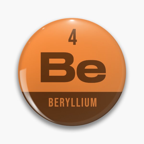 Item preview, 4 Beryllium Periodic Table Element Dark designed and sold by VoodooCircus.