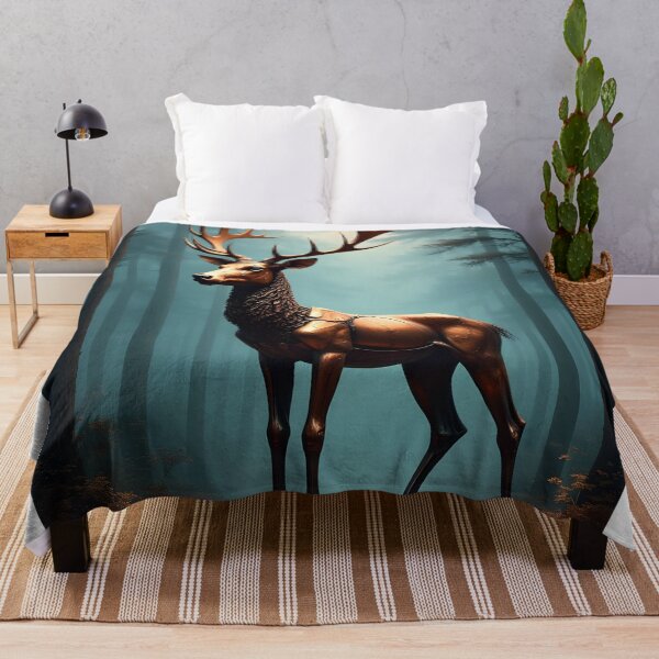 Item preview, The Mechanical Stag in the Enchanted Forest designed and sold by oanaunciuleanu.