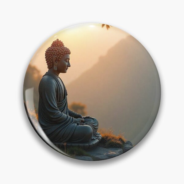 Item preview, Buddha Under a Bodhi Tree at sunset designed and sold by ZOXOFO.