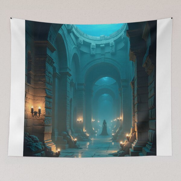 Item preview, The Silent Guardian of the Sunken Sanctuary designed and sold by oanaunciuleanu.