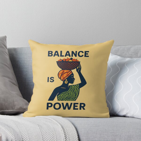 Item preview, Balance Is Power - African Woman with Fruit Basket designed and sold by Myra365Art.