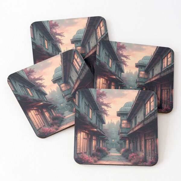 Item preview, Twilight Serenity in a Timeless Village designed and sold by oanaunciuleanu.