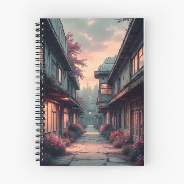 Item preview, Twilight Serenity in a Timeless Village designed and sold by oanaunciuleanu.