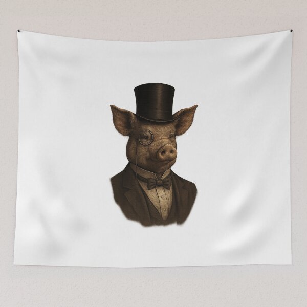 Item preview, Gentleman Pig designed and sold by SoylentFree.