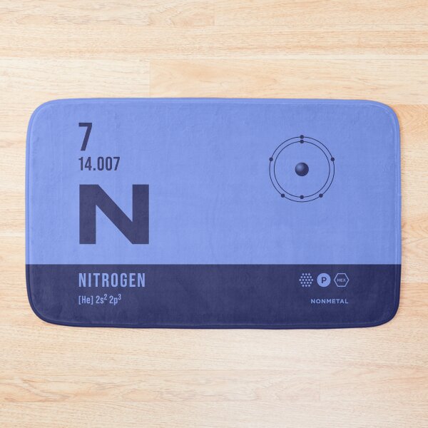 Item preview, 7 Nitrogen Periodic Table Element Dark designed and sold by VoodooCircus.