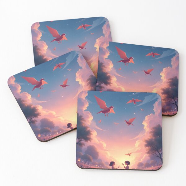Item preview, Origami Flight at Twilight designed and sold by oanaunciuleanu.