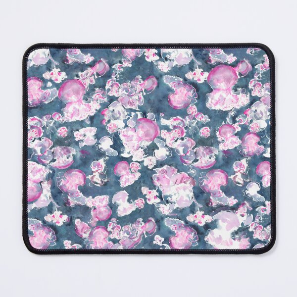 Artikelvorschau, Rosa Quallen - Rosa Quallen im blauen Wasser entworfen und verkauft von FaireWaveArt.