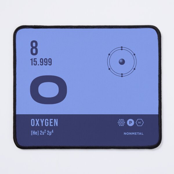 Item preview, 8 Oxygen Periodic Table Element Dark designed and sold by VoodooCircus.
