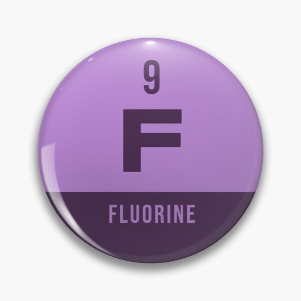 Item preview, 9 Fluorine Periodic Table Element Dark designed and sold by VoodooCircus.