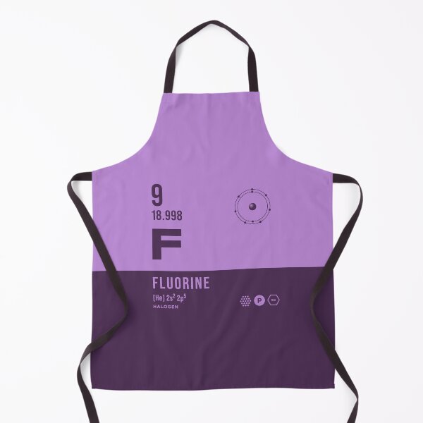 Item preview, 9 Fluorine Periodic Table Element Dark designed and sold by VoodooCircus.
