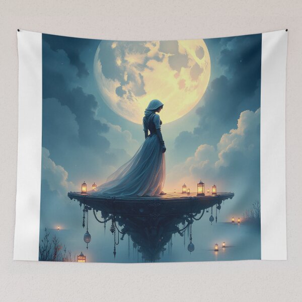 Item preview, Luminous Reverie Beneath the Moon designed and sold by oanaunciuleanu.