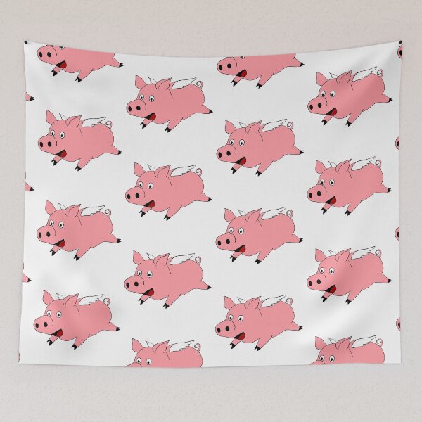 Item preview, Cute Flying Pig designed and sold by Ykartwork.