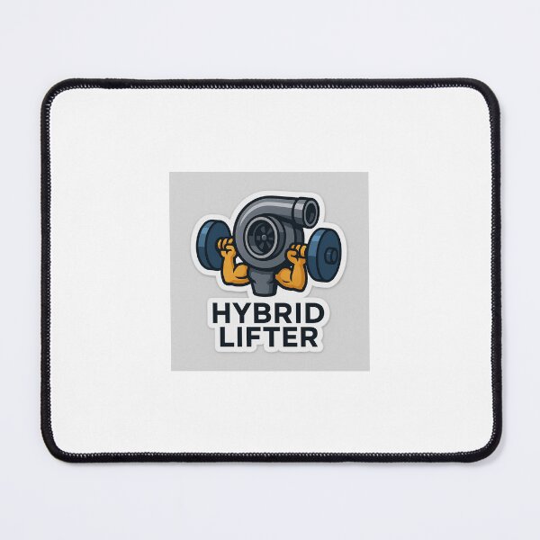 Item preview, Hybrid Lifter Turbo Gym Sticker designed and sold by RevAndRep.