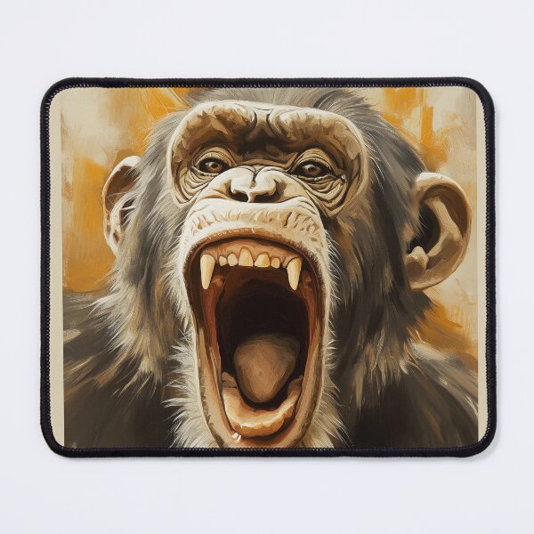 Item preview, Stunning Chimpanzee Painting for Home & Office designed and sold by LazyOwlStore.
