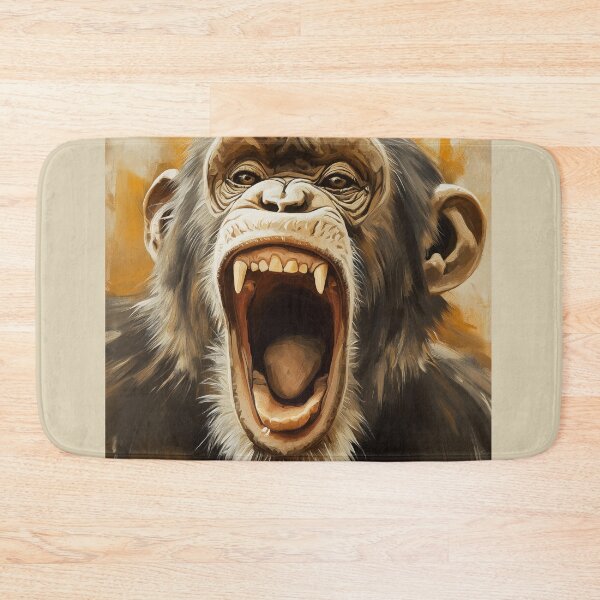 Item preview, Stunning Chimpanzee Painting for Home & Office designed and sold by LazyOwlStore.