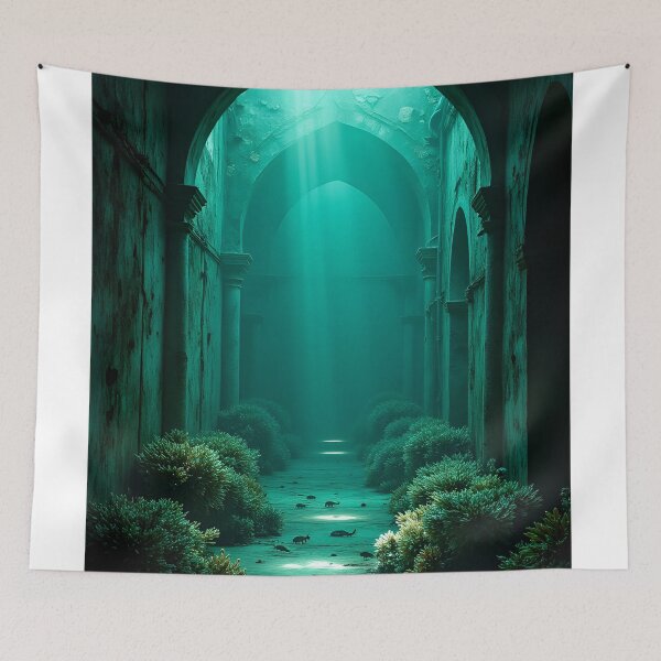 Item preview, Underwater Sanctuary of Forgotten Ruins designed and sold by oanaunciuleanu.