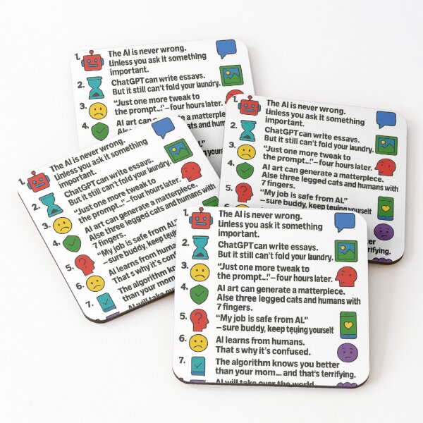 Item preview, Artificial Intelligence: Still Loading Common Sense designed and sold by DoodleManArt.