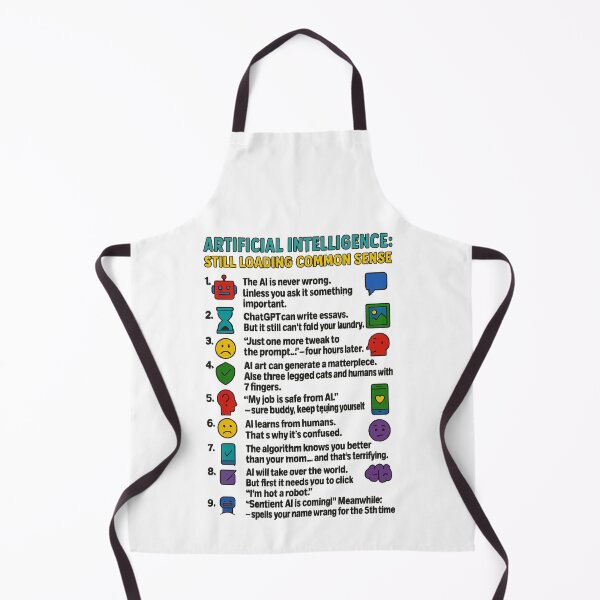 Item preview, Artificial Intelligence: Still Loading Common Sense designed and sold by DoodleManArt.