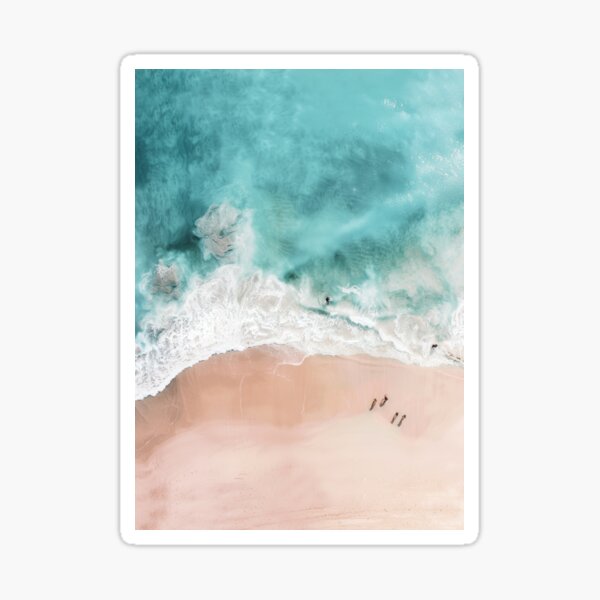 Item preview, Pink Sand Beach Print designed and sold by Nadjaa.