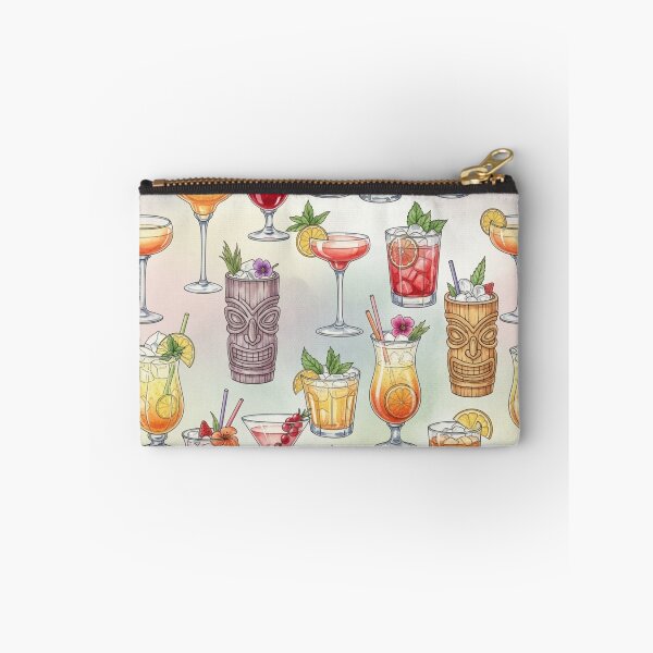 Item preview, Colourful Cocktails – Watercolour Seamless Pattern designed and sold by ThreadvectorCo.