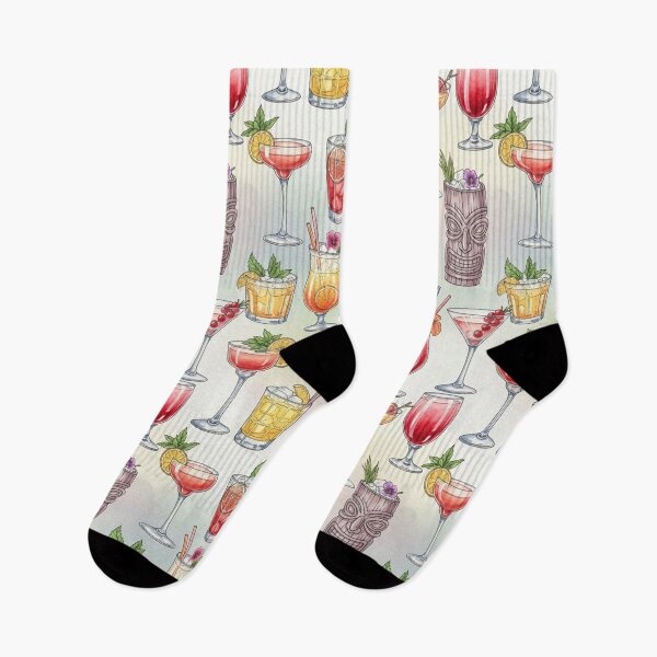 Item preview, Colourful Cocktails – Watercolour Seamless Pattern designed and sold by ThreadvectorCo.