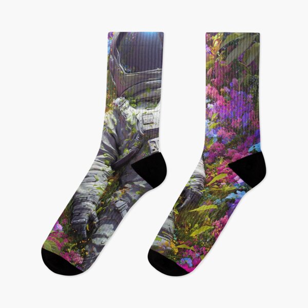 Item preview, Blooming Space Garden Delights With Astronaut designed and sold by GrinGalore.