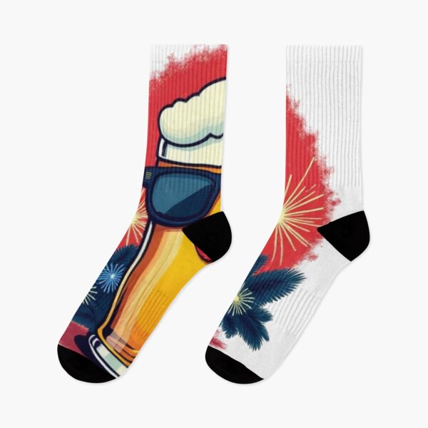 Item preview, Cool Beer Cheers with Fireworks designed and sold by Iuqiune.