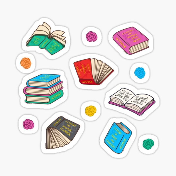 Item preview, Acotar Colors Sarah J Maas Book And Roses Pack / A Court Of Thorns And Roses Bookish Gifts Kindle Romantasy Books Feysand Velaris Bat Boys Smuttok Tbr designed and sold by Latinoladas.
