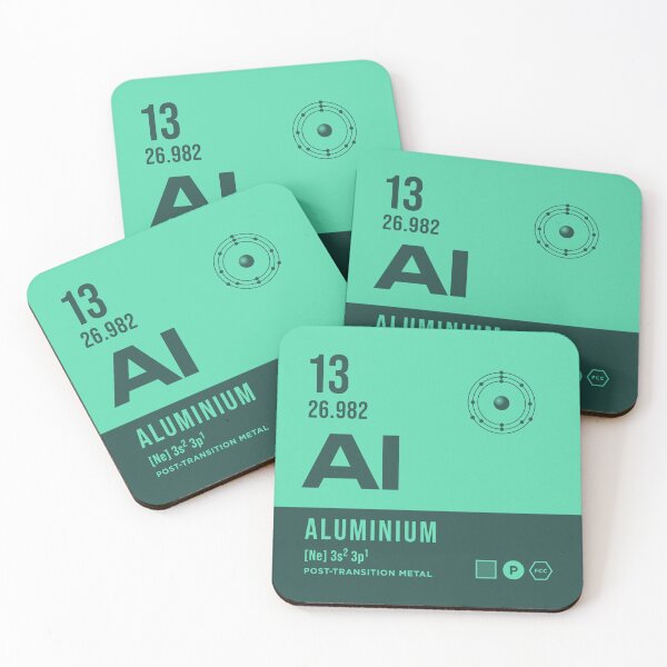 Item preview, 13 Aluminium Periodic Table Element Dark designed and sold by VoodooCircus.