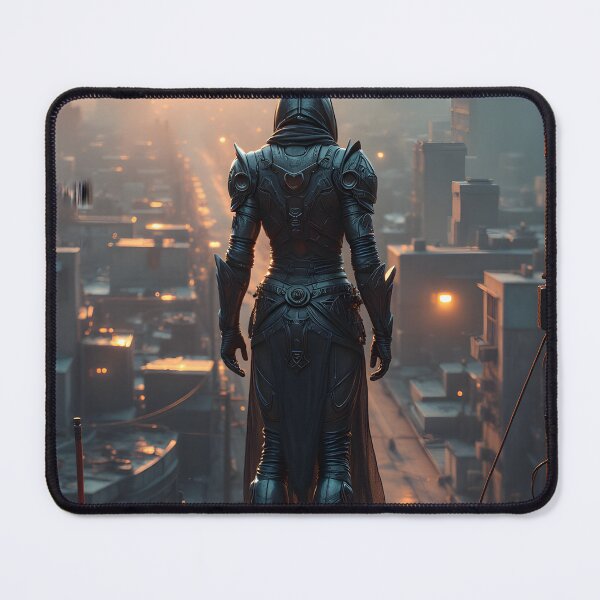 Item preview, The Lone Sentinel of the Cyber City designed and sold by oanaunciuleanu.