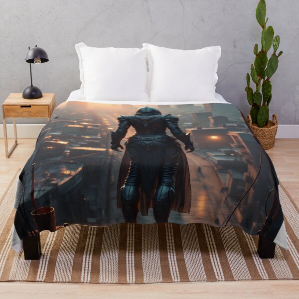 Item preview, The Lone Sentinel of the Cyber City designed and sold by oanaunciuleanu.